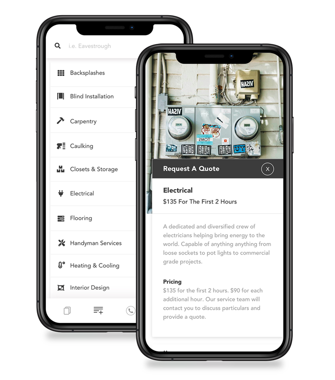 Home WRX Electrician App